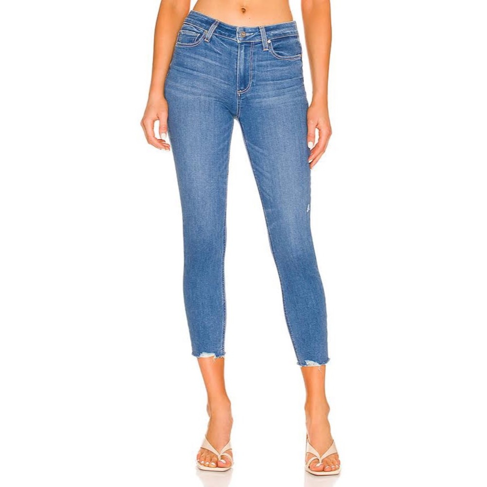 PAIGE denim Hoxton Straight Crop Jeans Size 26